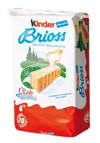 Kinder Brioss Con Latte x 10pc (270g)