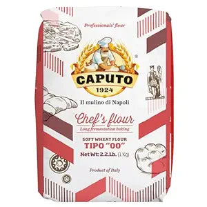 Antimo Caputo Chef's Flour 2.2 LB - Italian Double Zero 00 - Soft Wheat for Pizza Dough, Bread, & Pasta