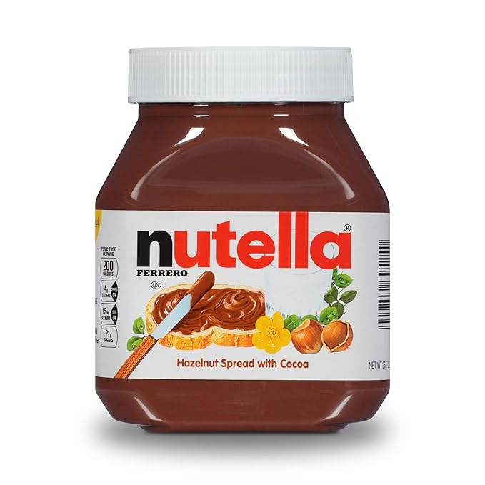 Italian Nutella 750G Glass Jar