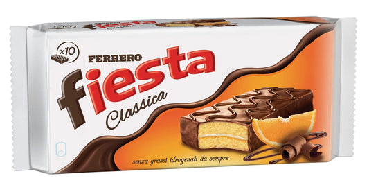 Ferrero Fiesta Snack Cakes Pack of, 10 x 40g Pieces