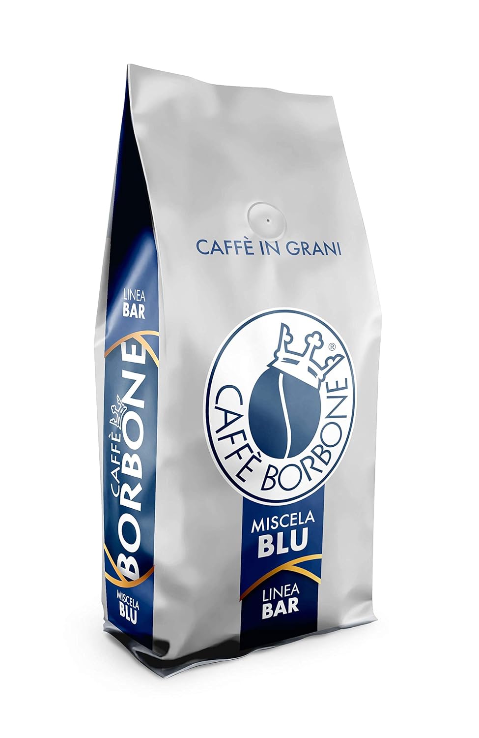 Caffe Borbone Whole Bean Coffee Bar Line, Blue Blend, Medium Roast, Arabica and Robusta Blend, Balanced and Full-Bodied, Roasted and Freshly Packaged in Italy - 2.2 Pound Bag