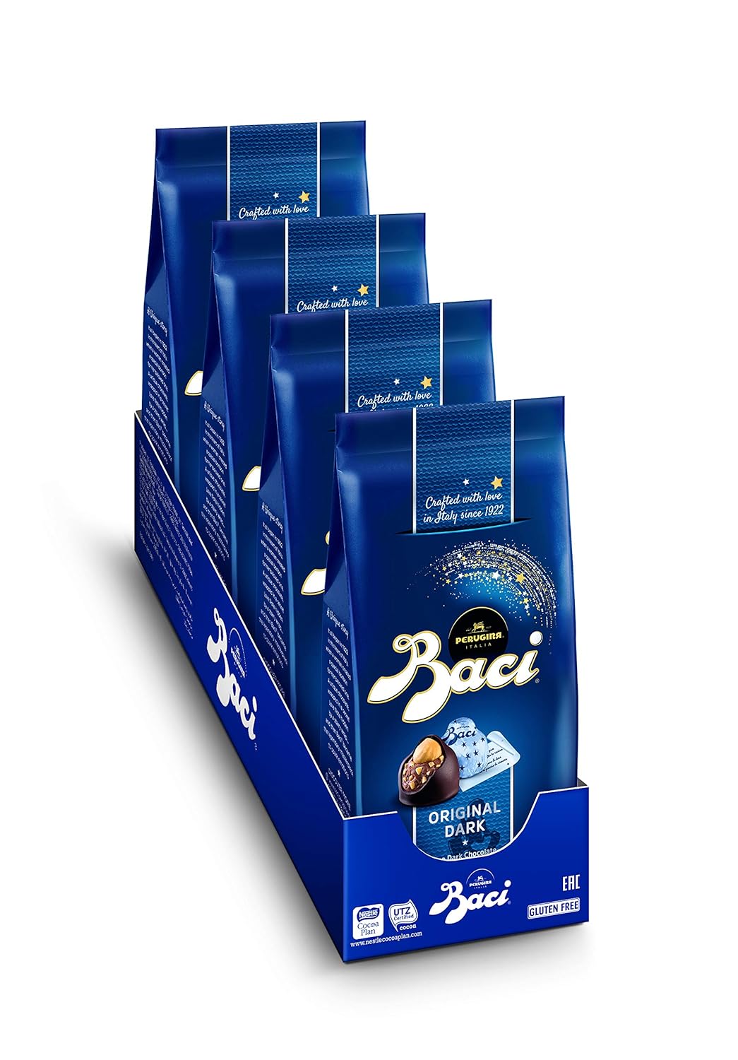 Perugina Baci Original Dark Flavor 4.4oz (125g) (1 bag)