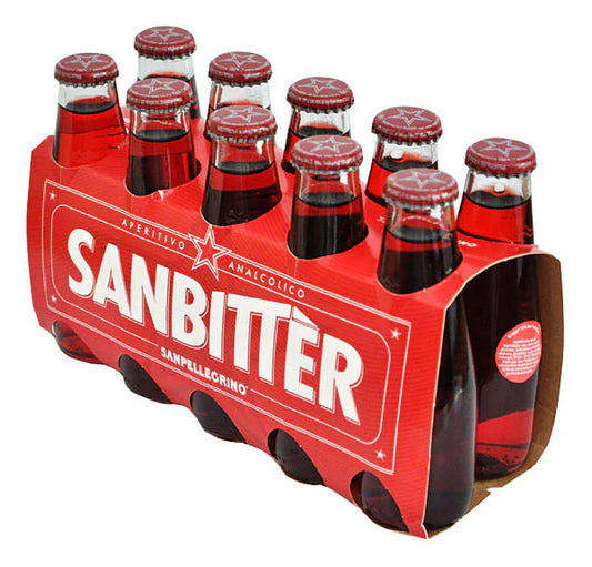 San Pellegrino Sanbitter RED, Bitter, 10 x 3.4 OZ Bottles