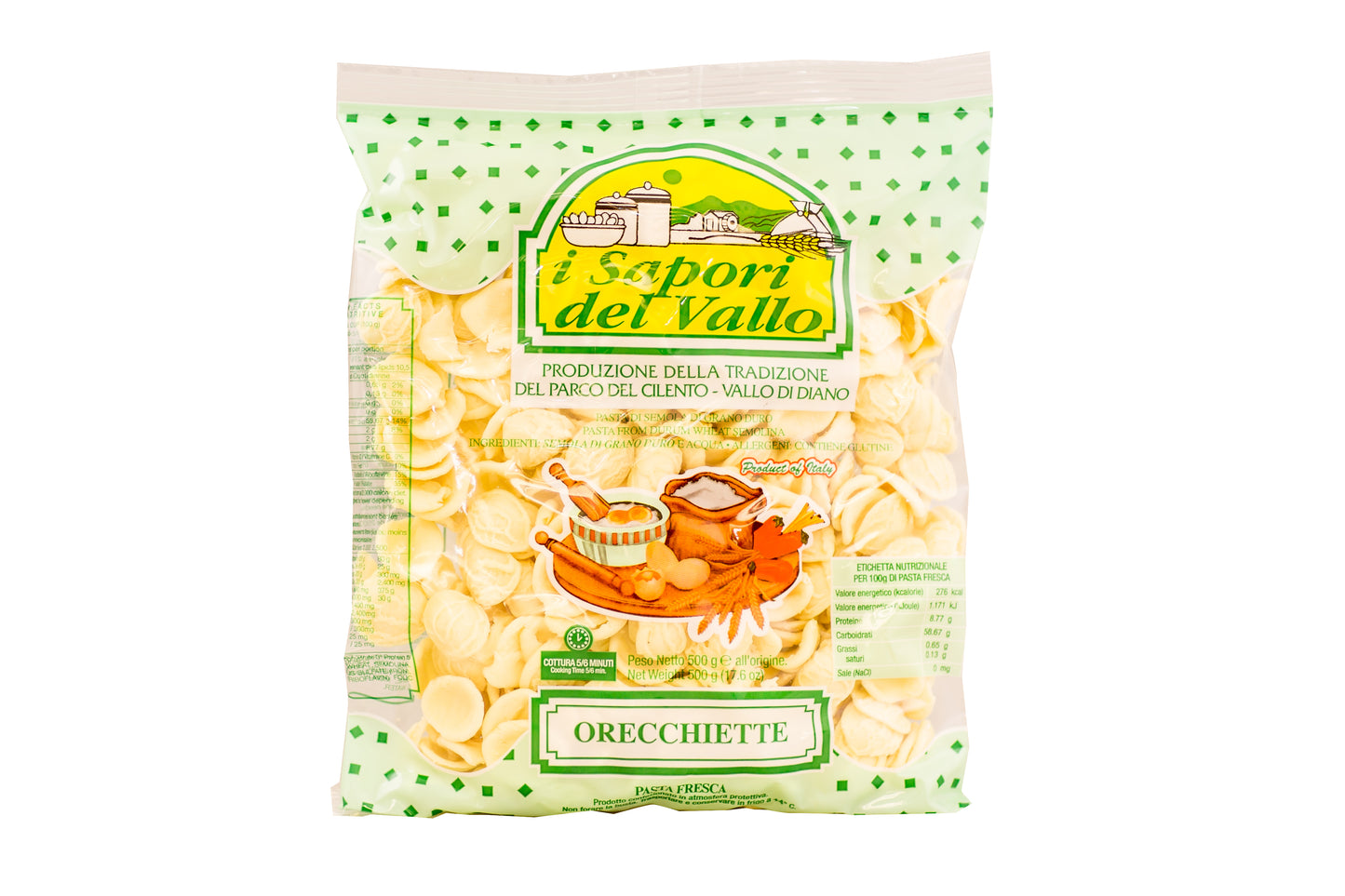 ORECCHIETTE - SAPORI DEL VALLO FRESH PASTA