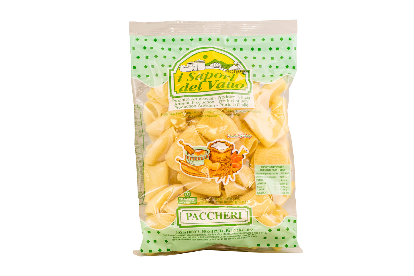 PACCHERI - SAPORI DEL VALLO FRESH PASTA